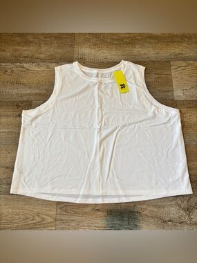 All in Motion Women’s Plus size Tank top white 2X NEW
